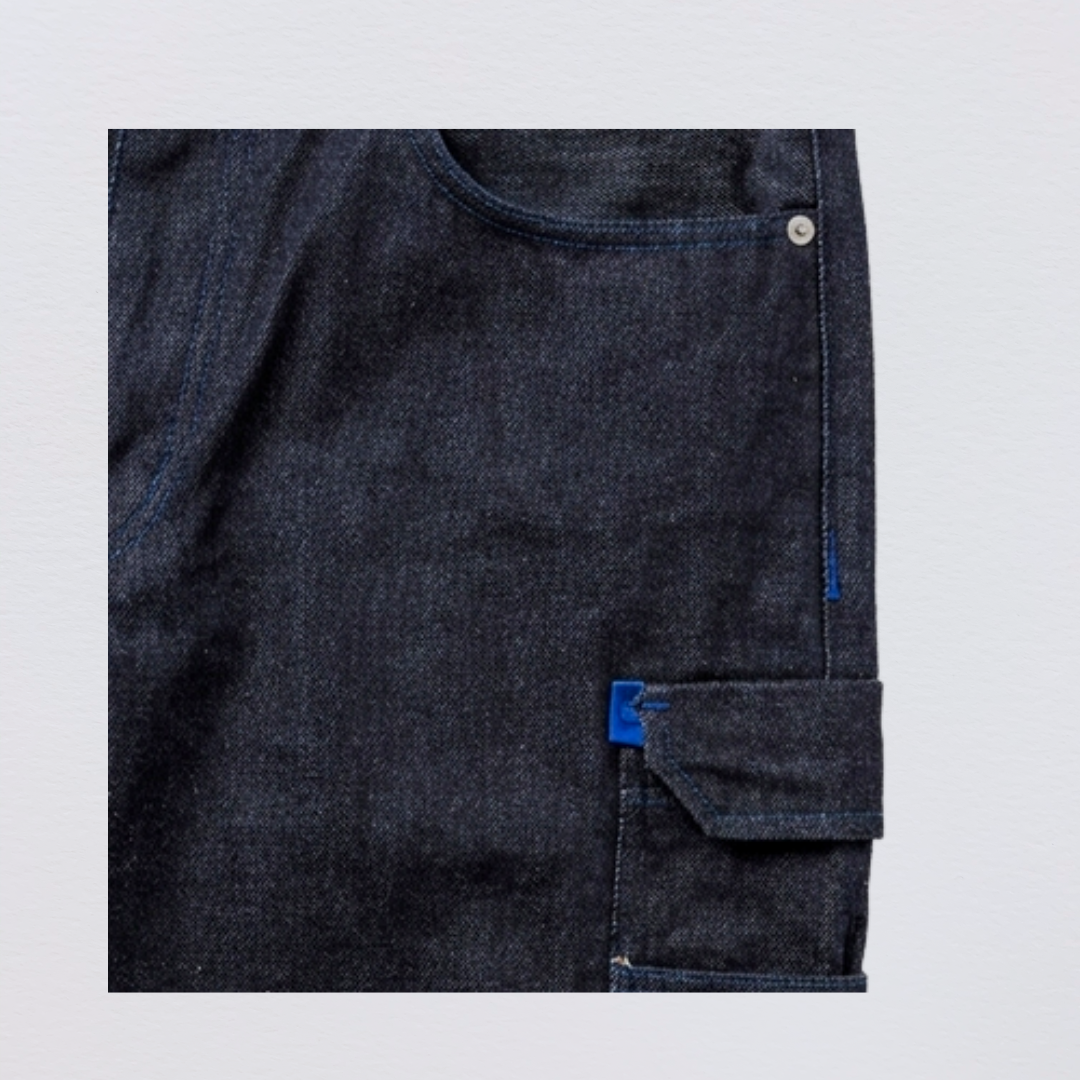 Steel-Rivet Heavy-Duty Utility Jeans - Image 2
